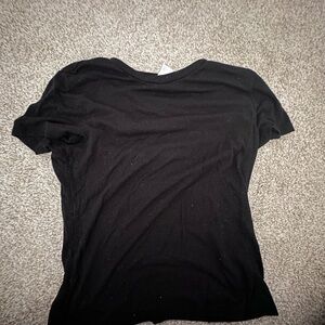 Divided Black Short Sleeve Tee